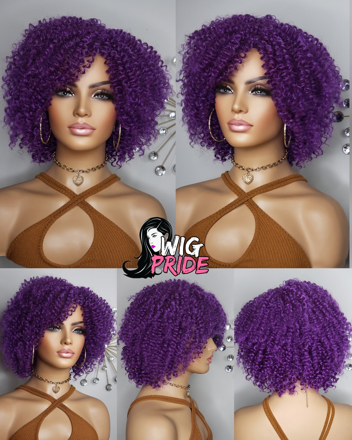 Natural Afro Neha Purple