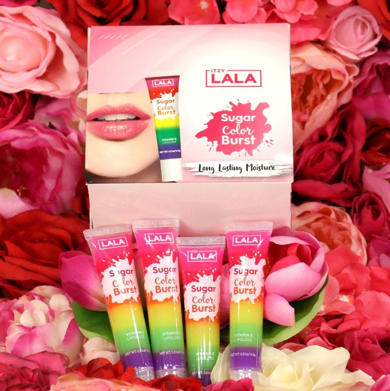 Lala Color ITZY LALA Rainbow Sugar Color Burst Lipgloss – WigPrideLLC
