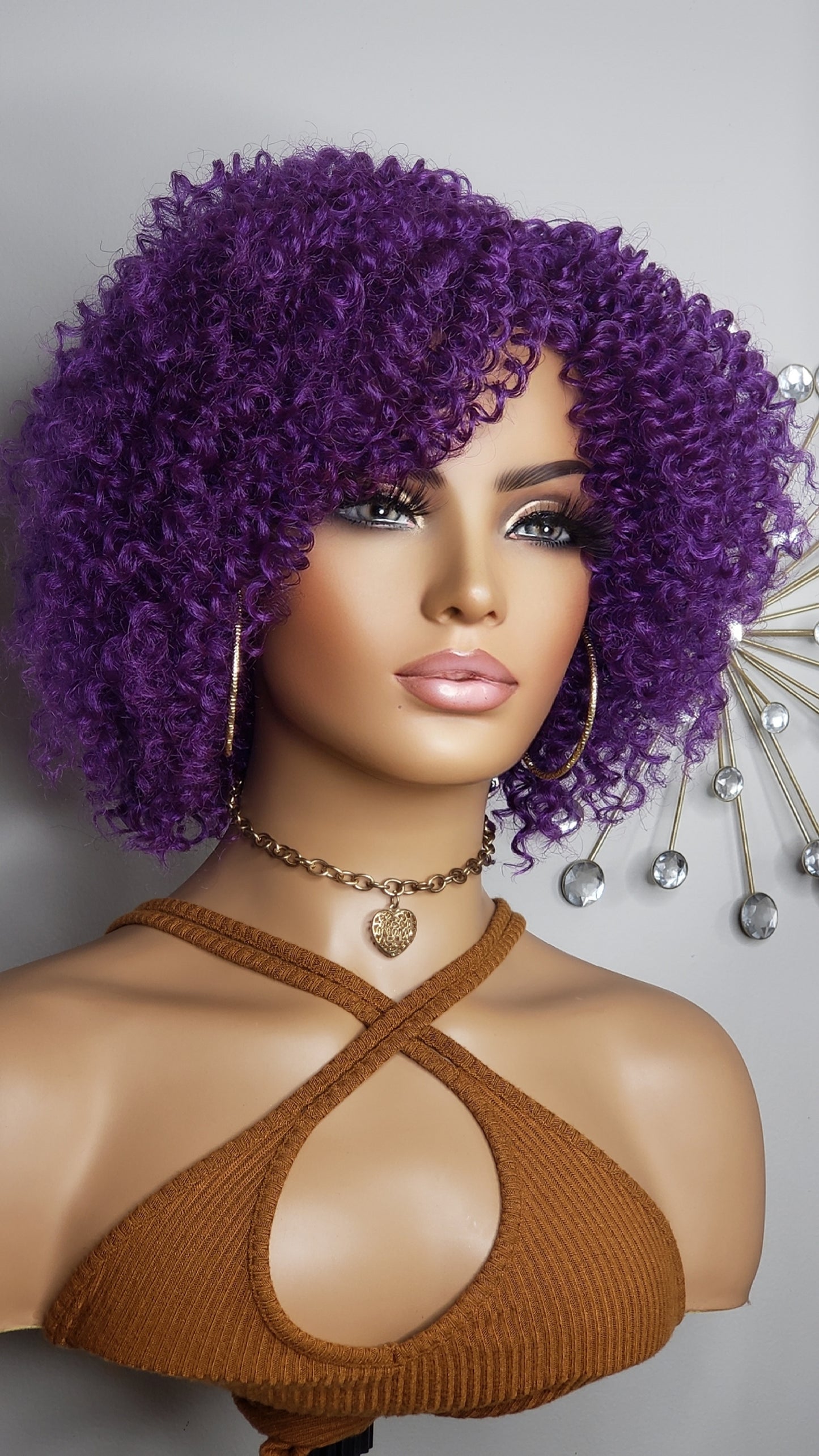Natural Afro Neha Purple