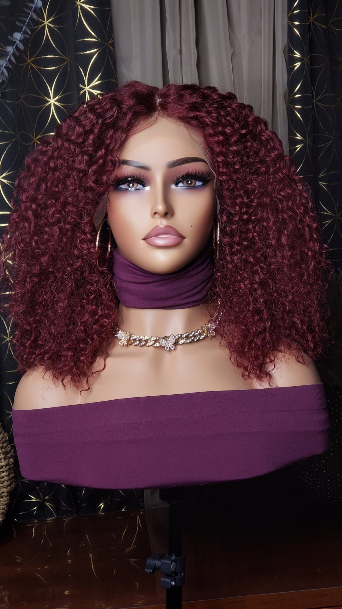 Marcia Deep Burgundy
