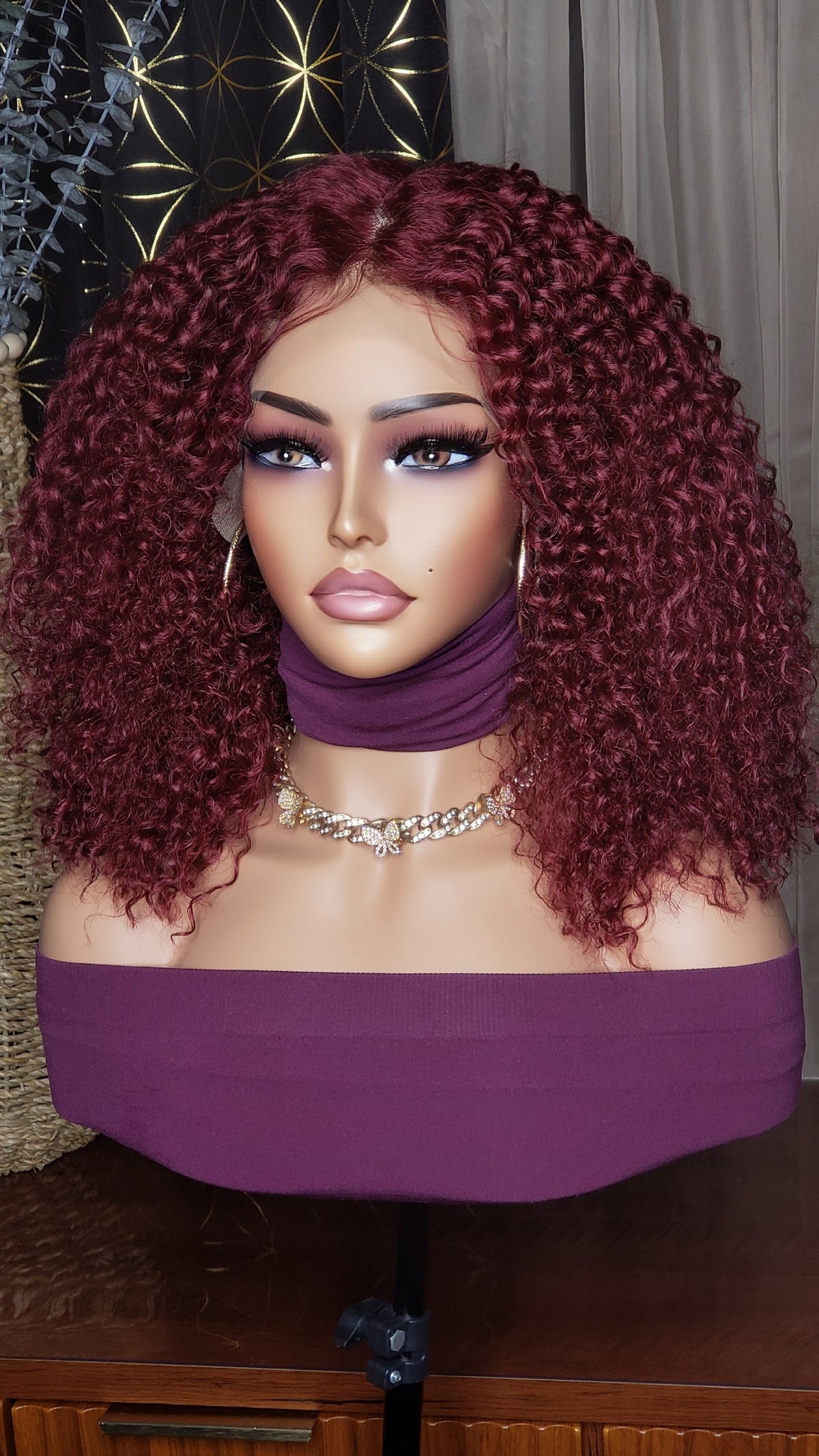 Marcia Deep Burgundy