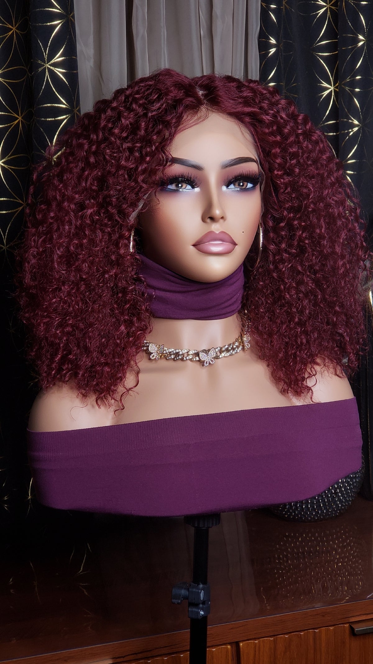 Marcia Deep Burgundy