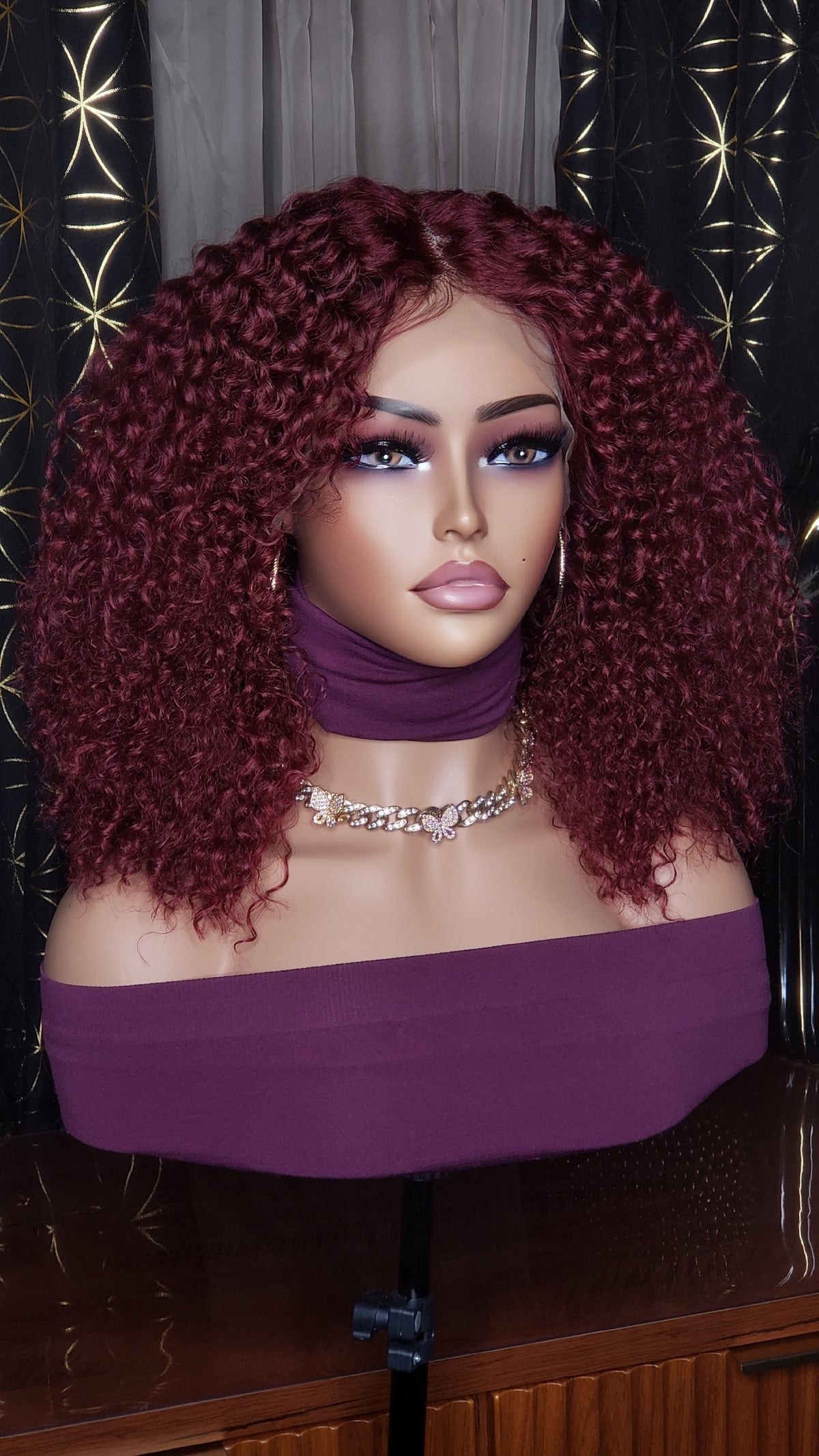 Marcia Deep Burgundy