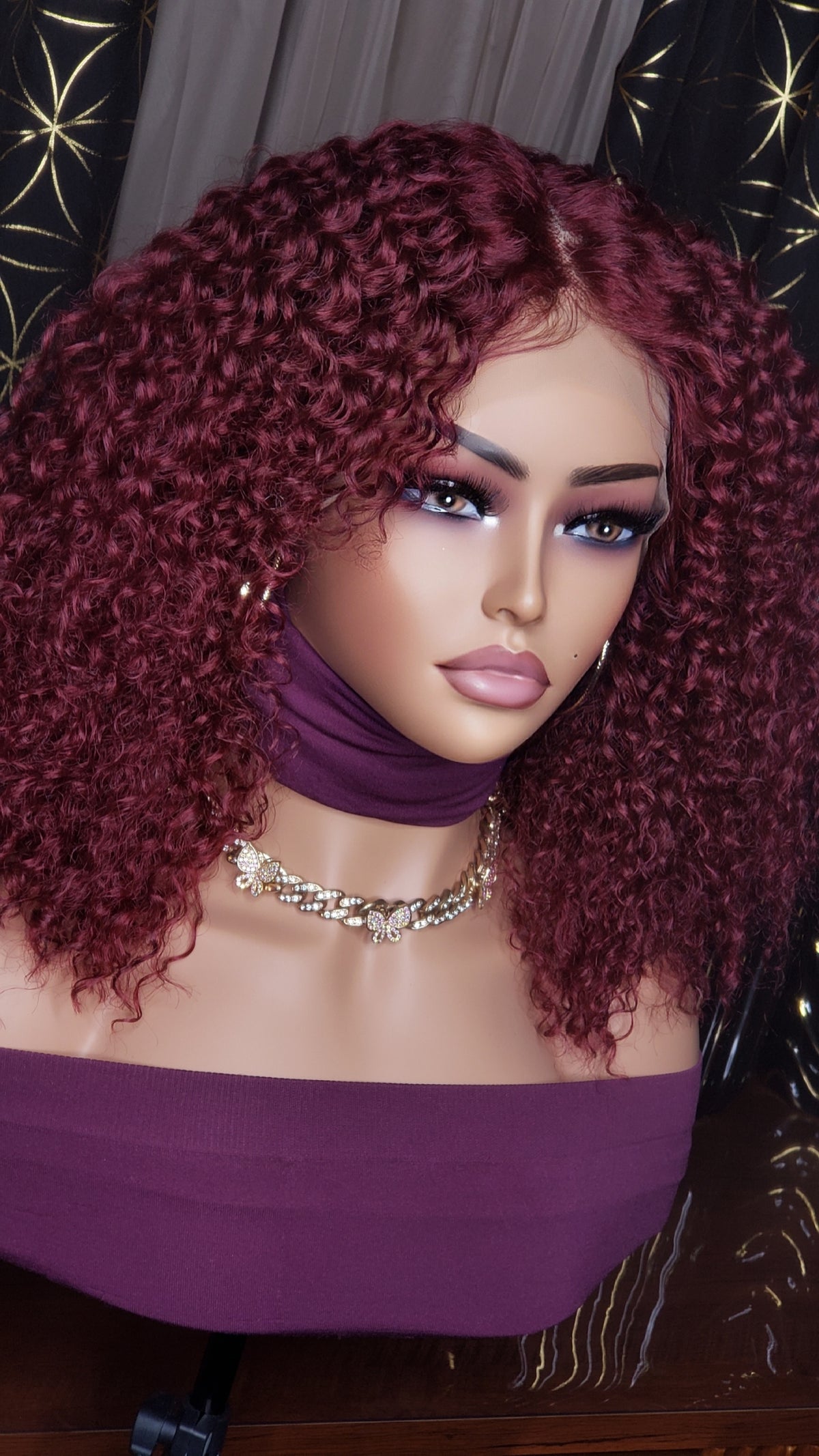 Marcia Deep Burgundy