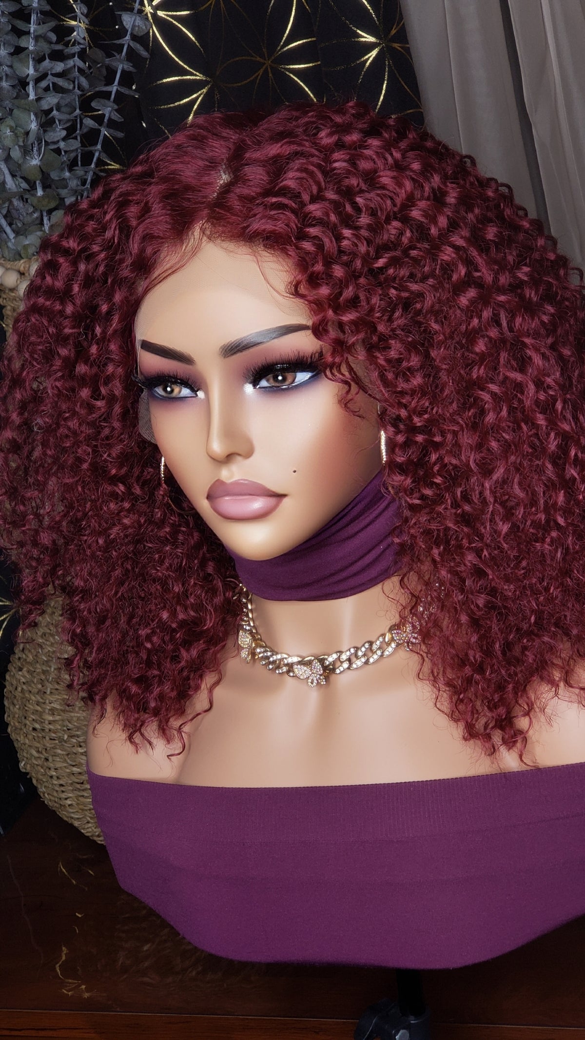 Marcia Deep Burgundy