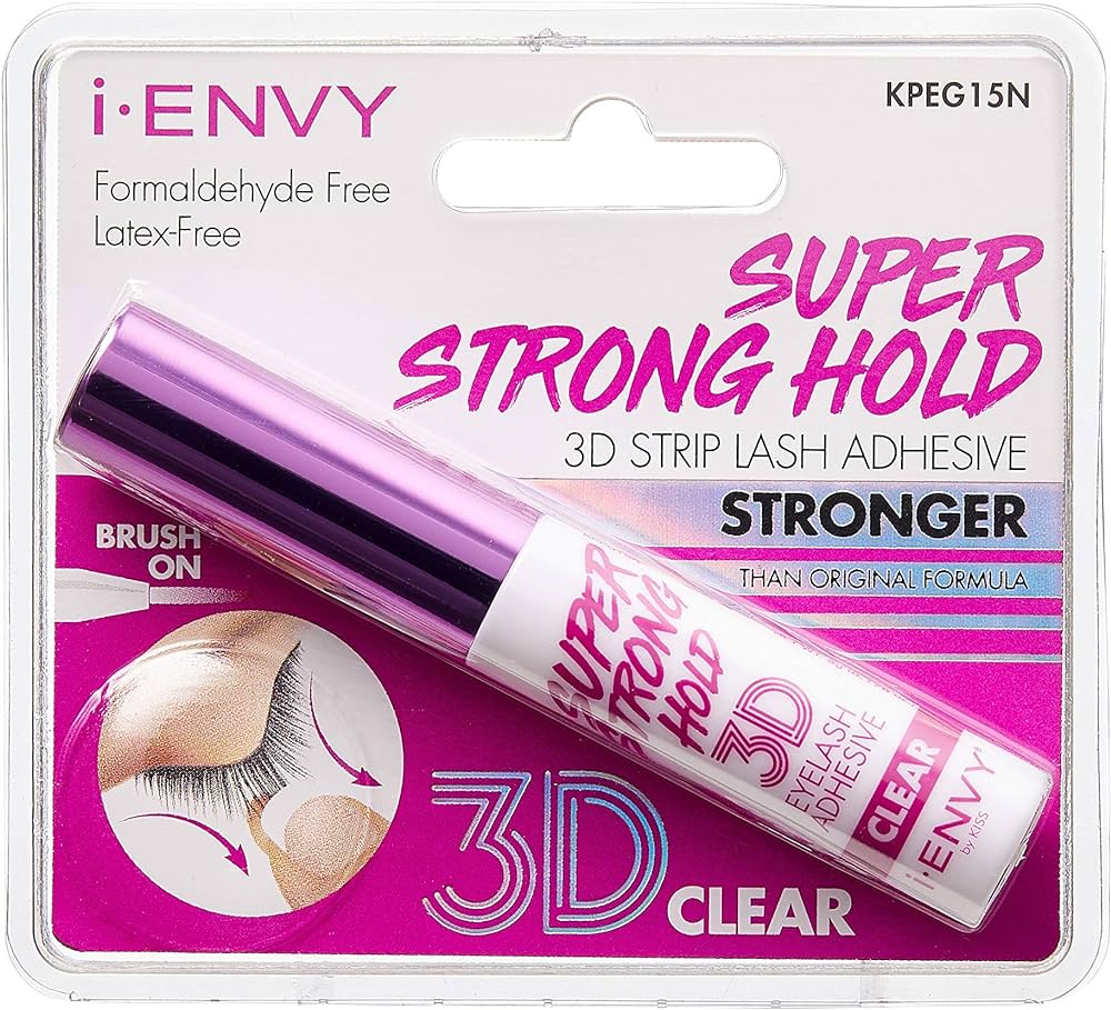 Kiss 3D Super Strong Hold Eyelash Adhesive Clear
