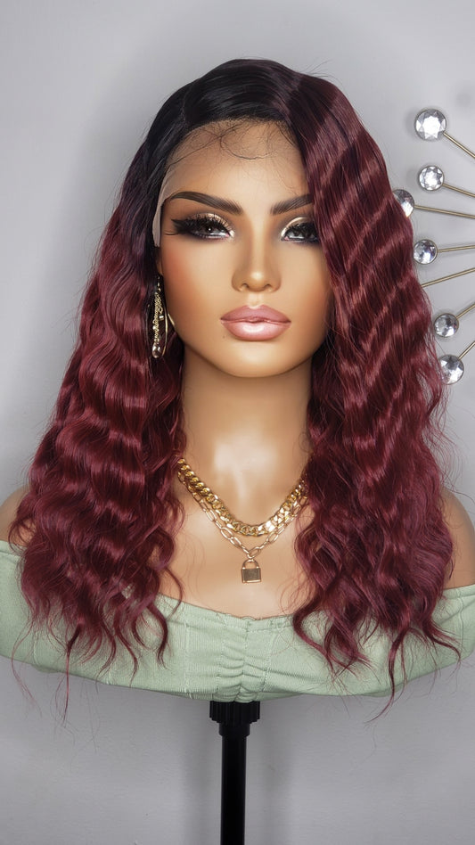 BYD Lace H Crimp 16 Burgundy