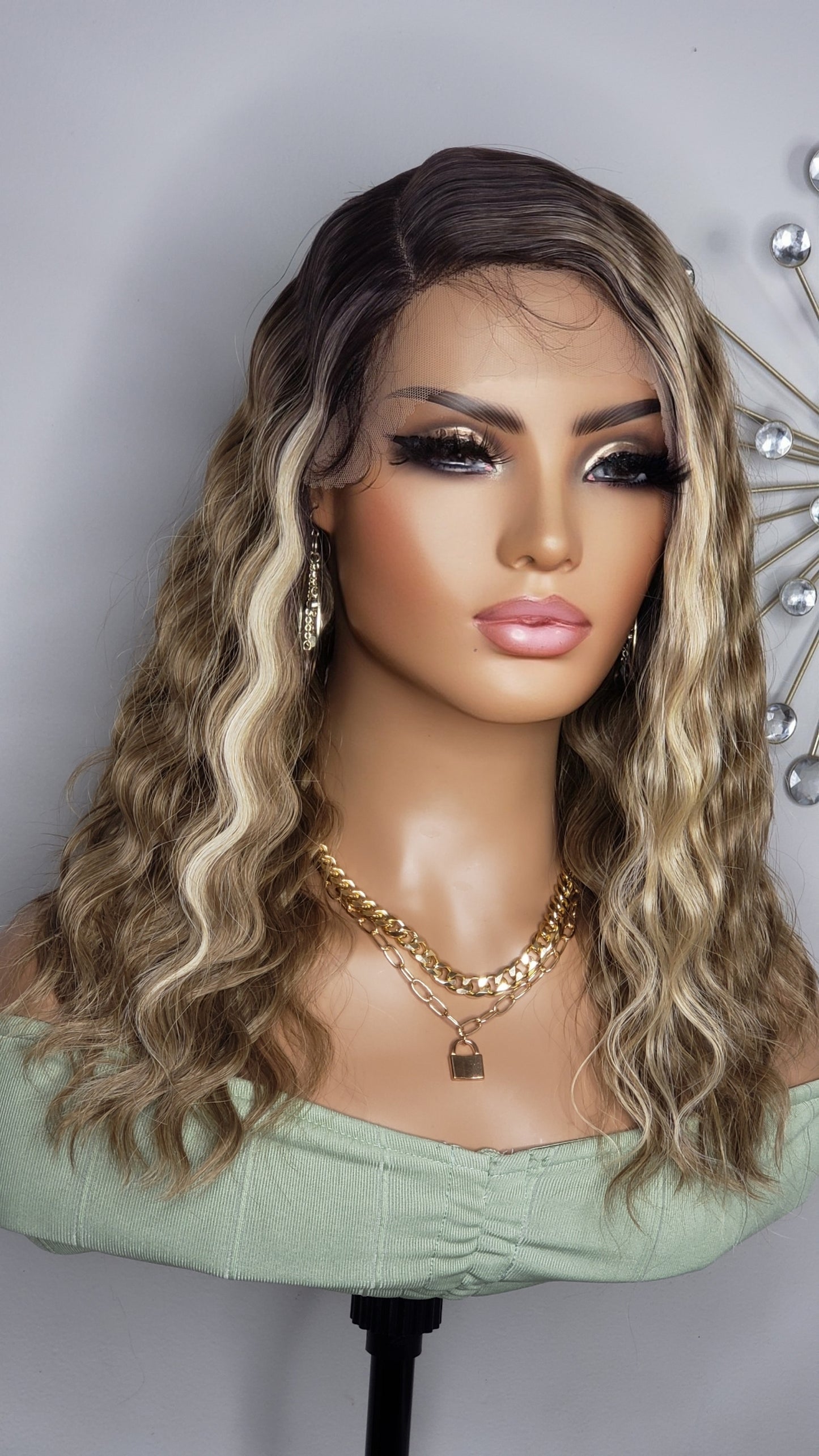 BYD Lace H Crimp 16 Blonde