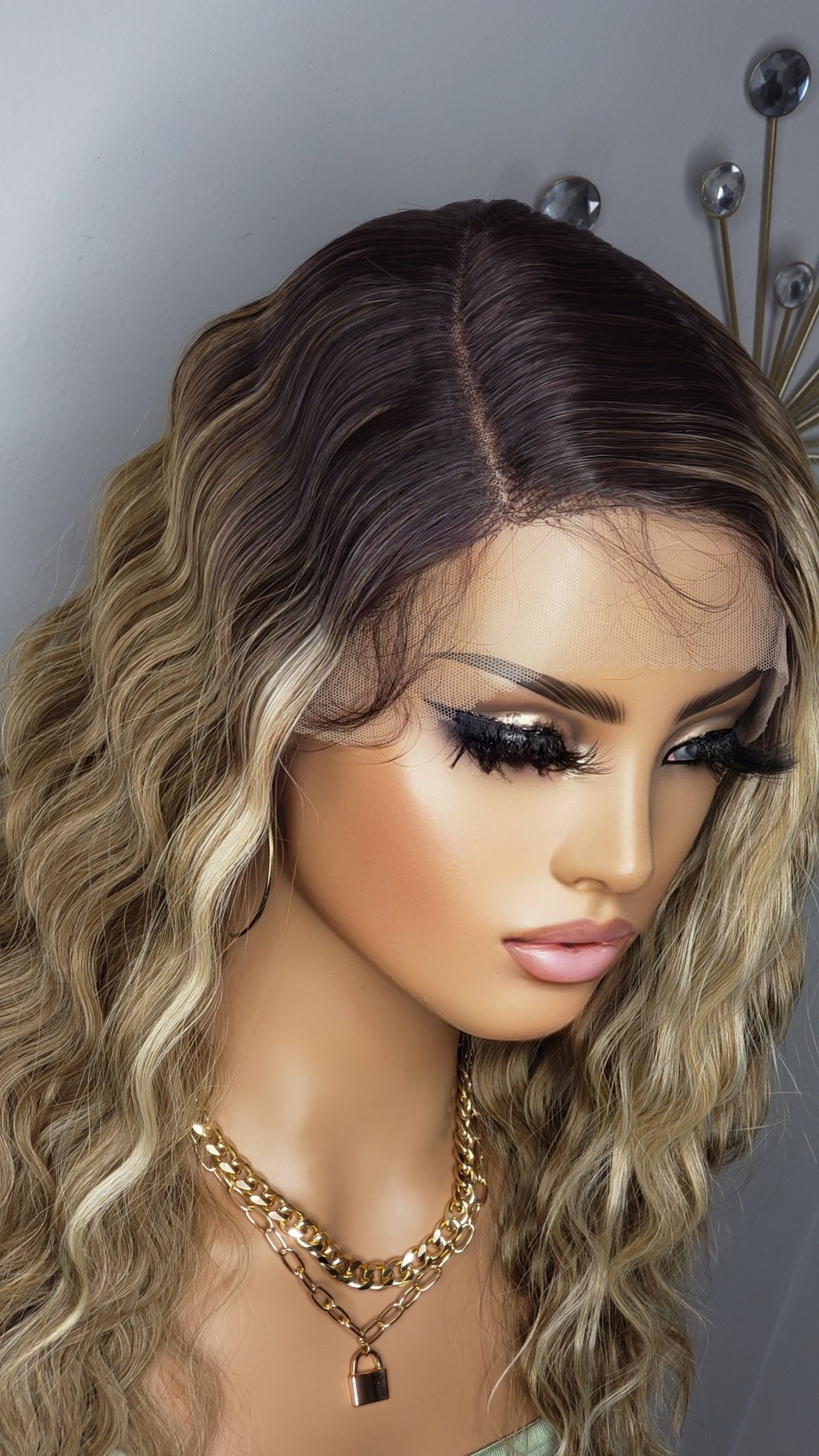 BYD Lace H Crimp 16 Blonde